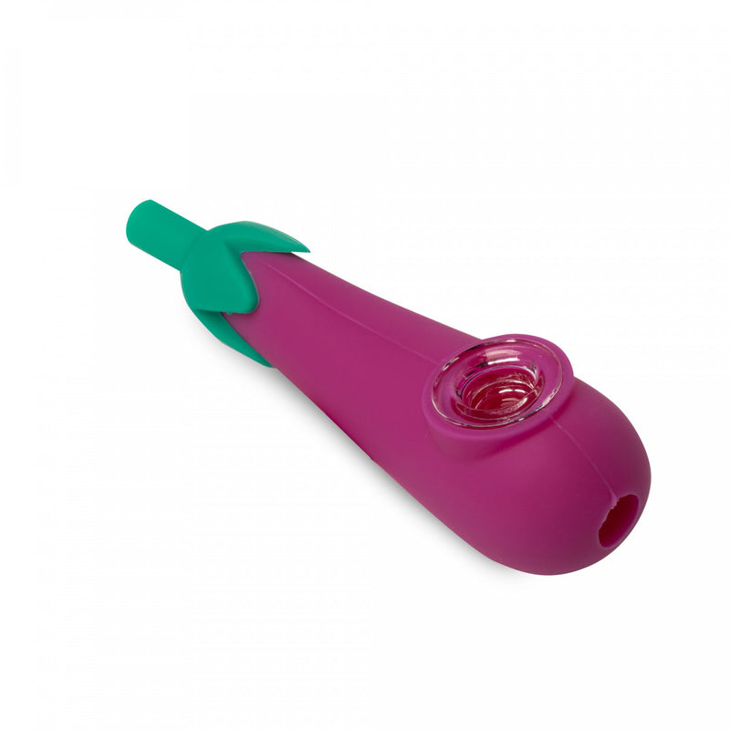 LIT Silicone Eggplant Hand Pipe Canada