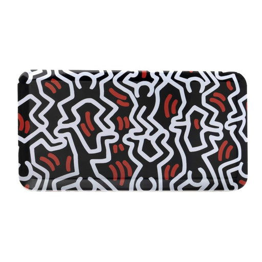 Red and Black Keith Haring Tin with Vibes Prerolled Hemp Cones Canada