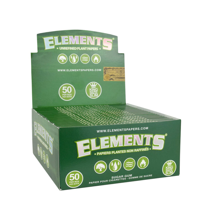 King Size Elements Green Rolling Papers Canada