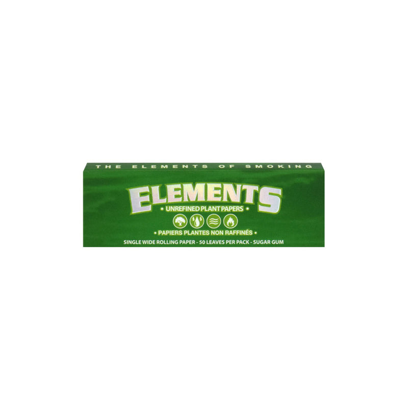 Elements Green Single Wide Rolling Papers Canada