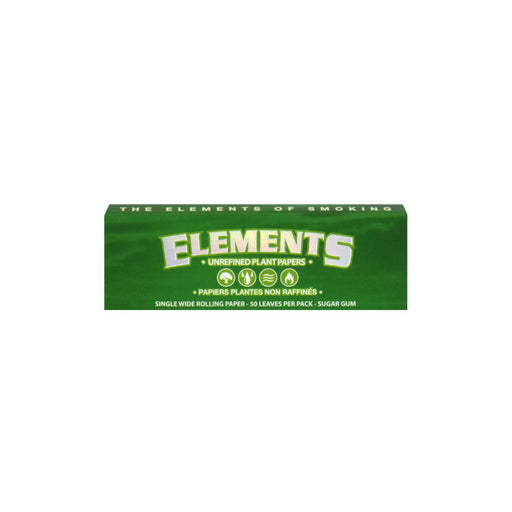 Elements Green Single Wide Rolling Papers Canada