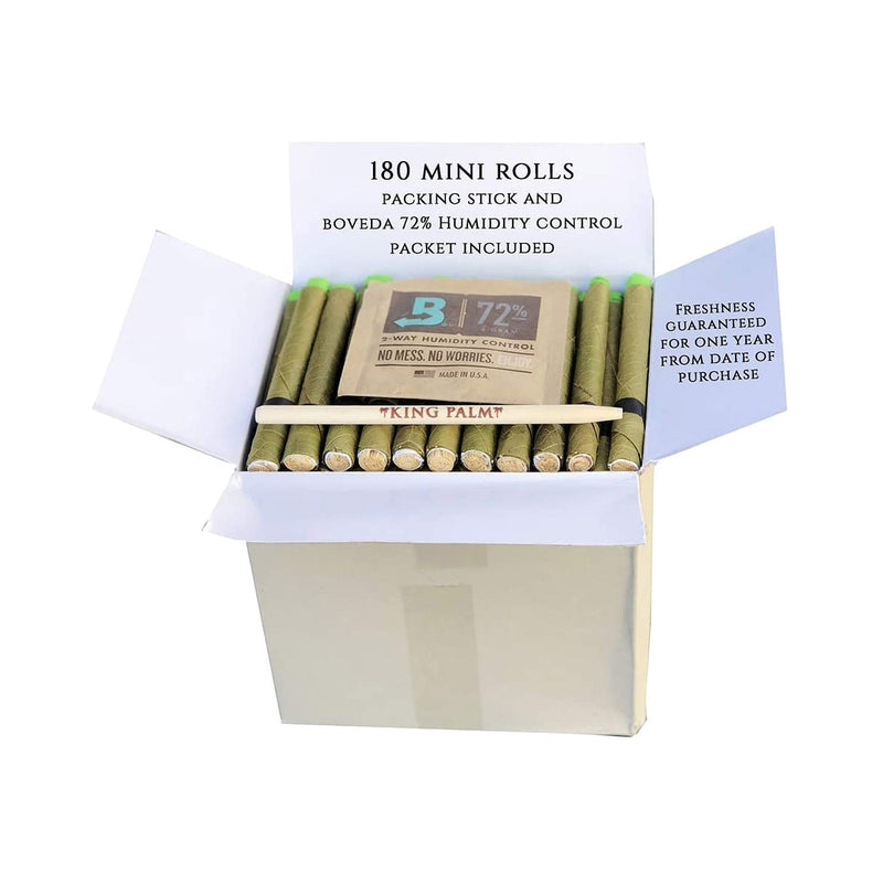 King Palm Mini Roll Size Bulk Pack Canada Leaf Wraps