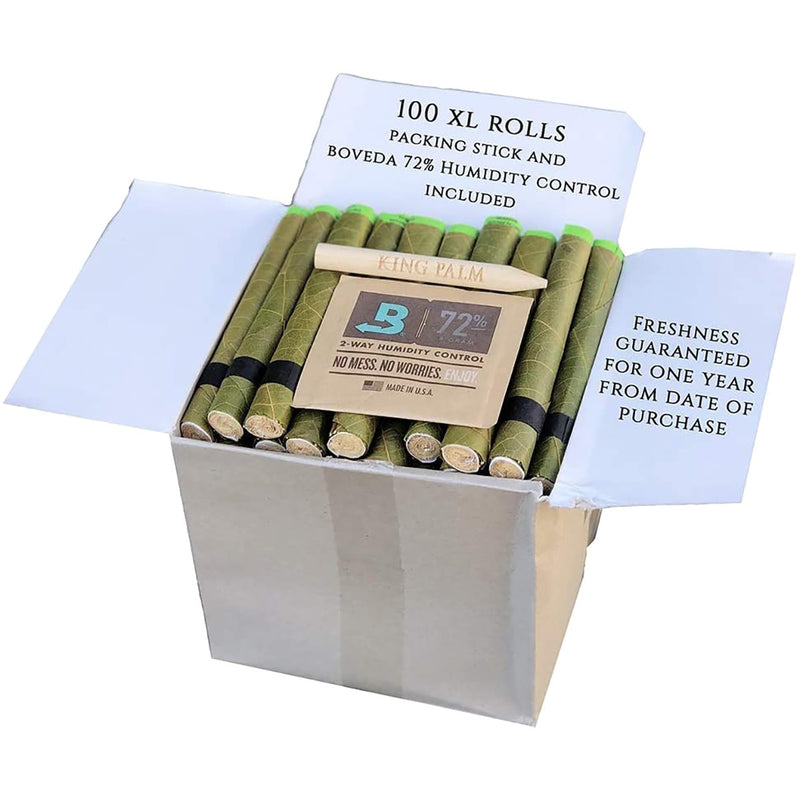 King Palm XL Size Wraps Bulk Pack Leaf Wraps Canada
