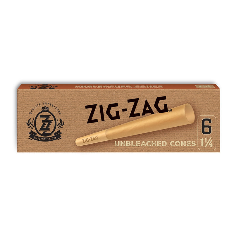 Zig Zag Unbleached Prerolled Cones Canada
